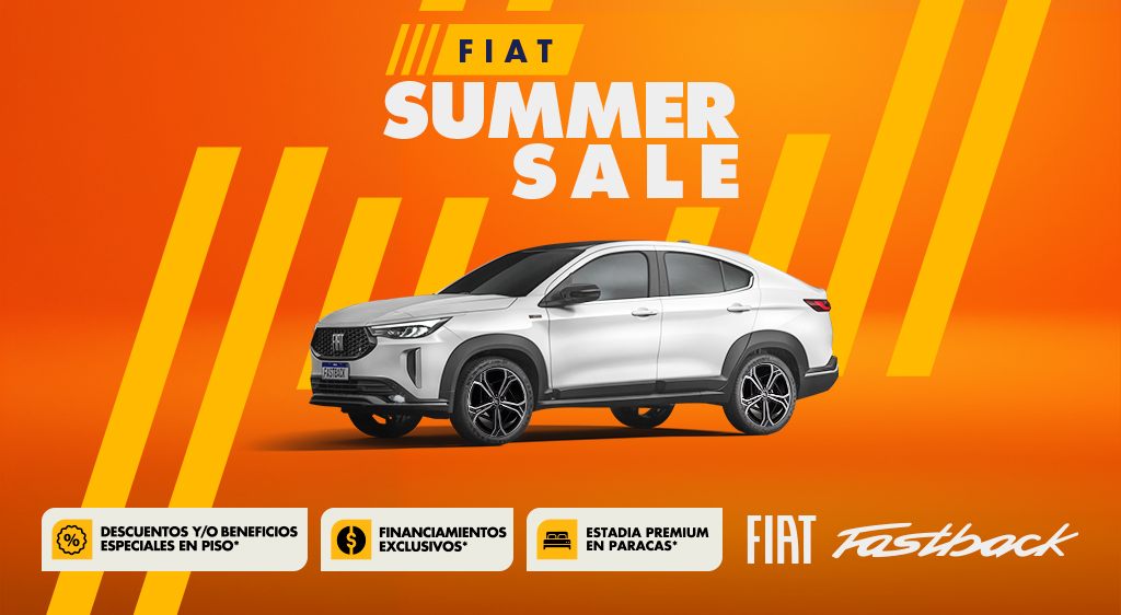 Fastback blanco promocion summer saler