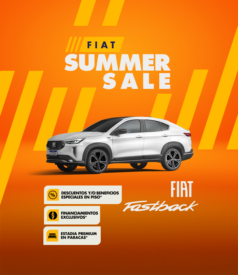 Fasrback blanco promocion summer saler